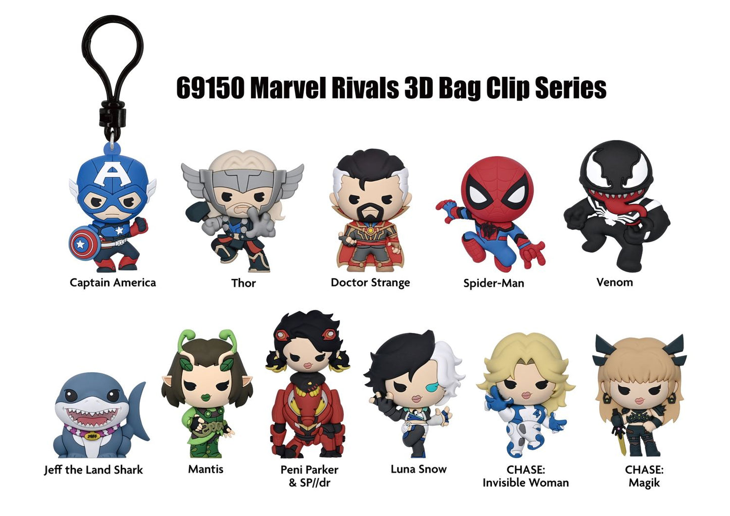 Marvel Rivals: Series 1 - 3D Foam Bag Clip Blind Pack