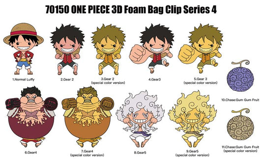 One Piece: Mystery 3D Foam Bag Clip Series 4 Figure