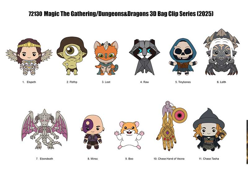 Dungeons & Dragons: Mystery 3D Foam Bag Clip Series 1 Figure