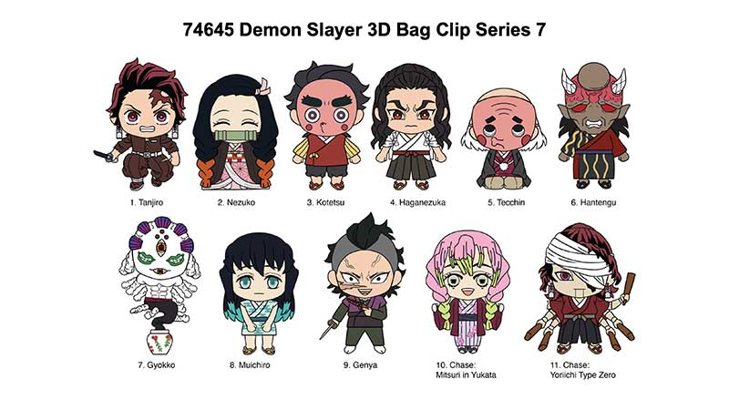 Demon Slayer: 3D Foam Bag Clip Blind Series 7 Figure