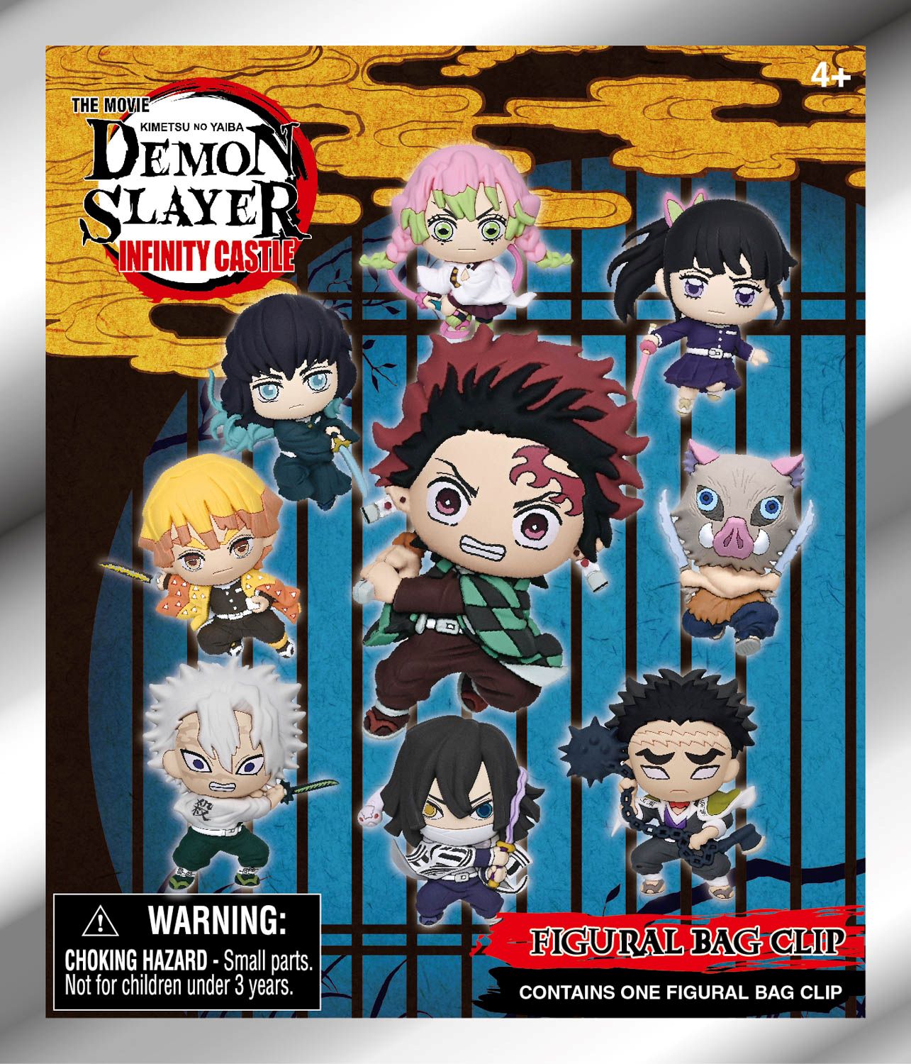Demon Slayer Infinity Castle: Series 1 - 3D Foam Bag Clip Blind Pack