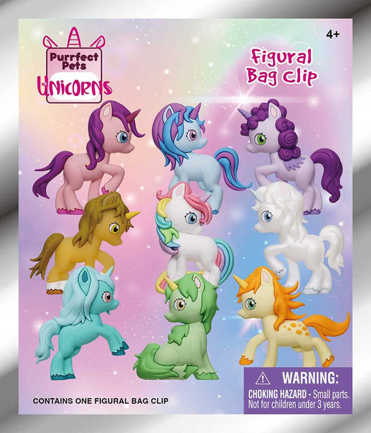 Unicorns: 3D Foam Bag Clip Blind Series 1 Figure