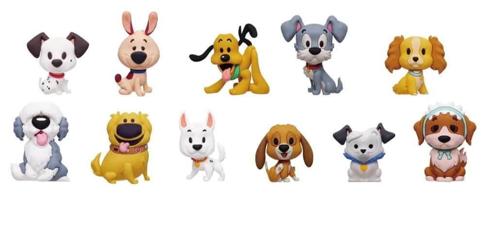 Disney Dogs: Mystery 3D Foam Bag Clip Figure
