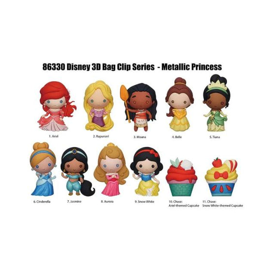 Disney Princess: Mystery 3D Foam Bag Clip Figure