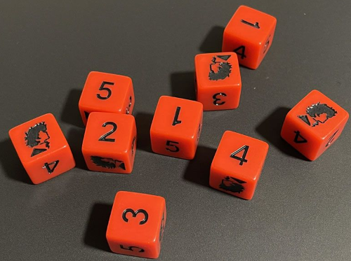 Cowboy Bebop RPG: Spike Spiegel Dice Set