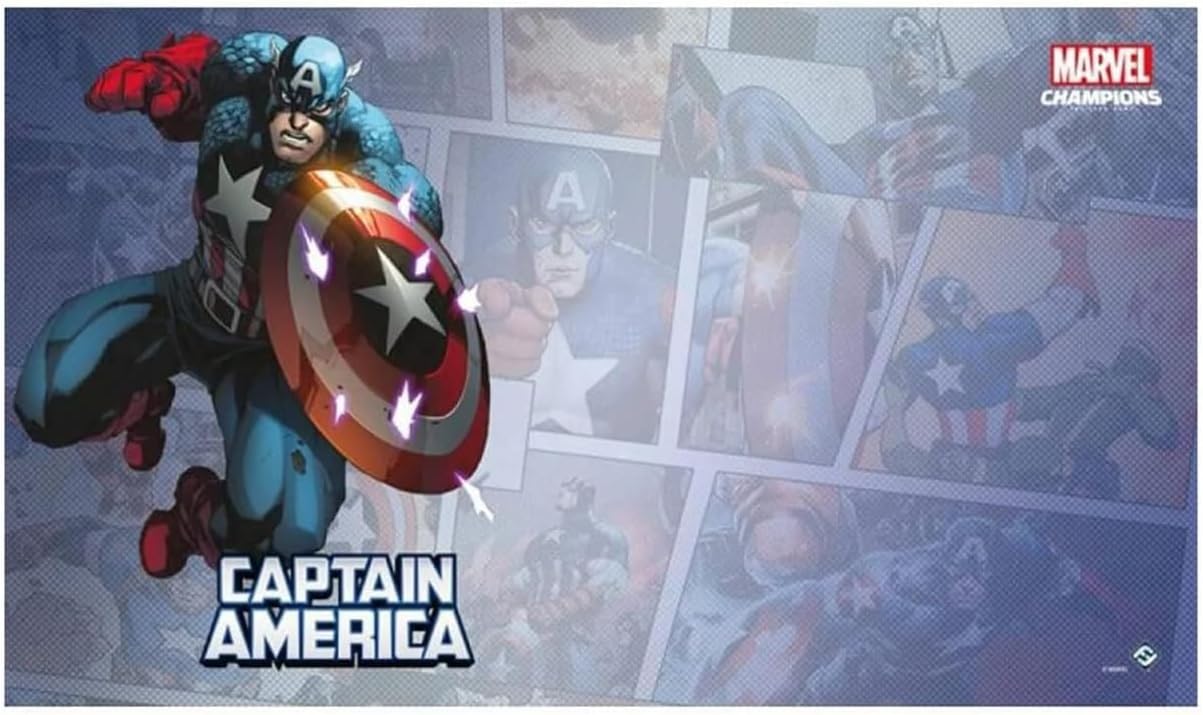 Marvel Champions: The Card Game - Playmat Captain America