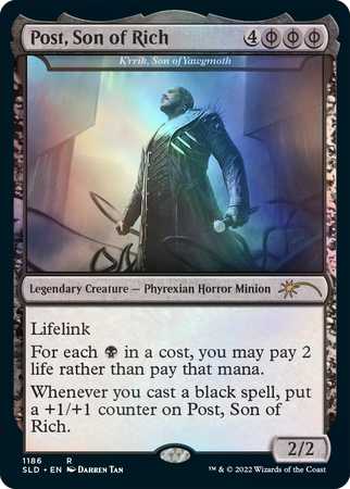 MTG Secret Lair: Post Malone Backstage Pass Foil Edition