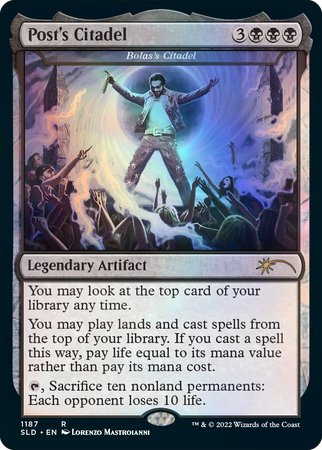 MTG Secret Lair: Post Malone Backstage Pass Foil Edition