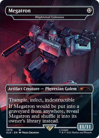 MTG Secret Lair: Transformers Optimus Prime Vs Megatron