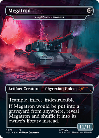 MTG Secret Lair: Transformers Optimus Prime Vs Megatron