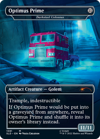 MTG Secret Lair: Transformers Optimus Prime Vs Megatron
