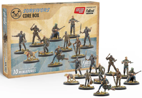 Fallout Wasteland Warfare: Wasteland Survivors - Core Set
