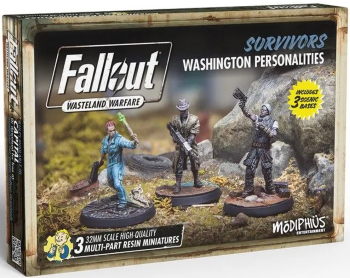 Fallout Wasteland Warfare: Survivors - Washington Personalities