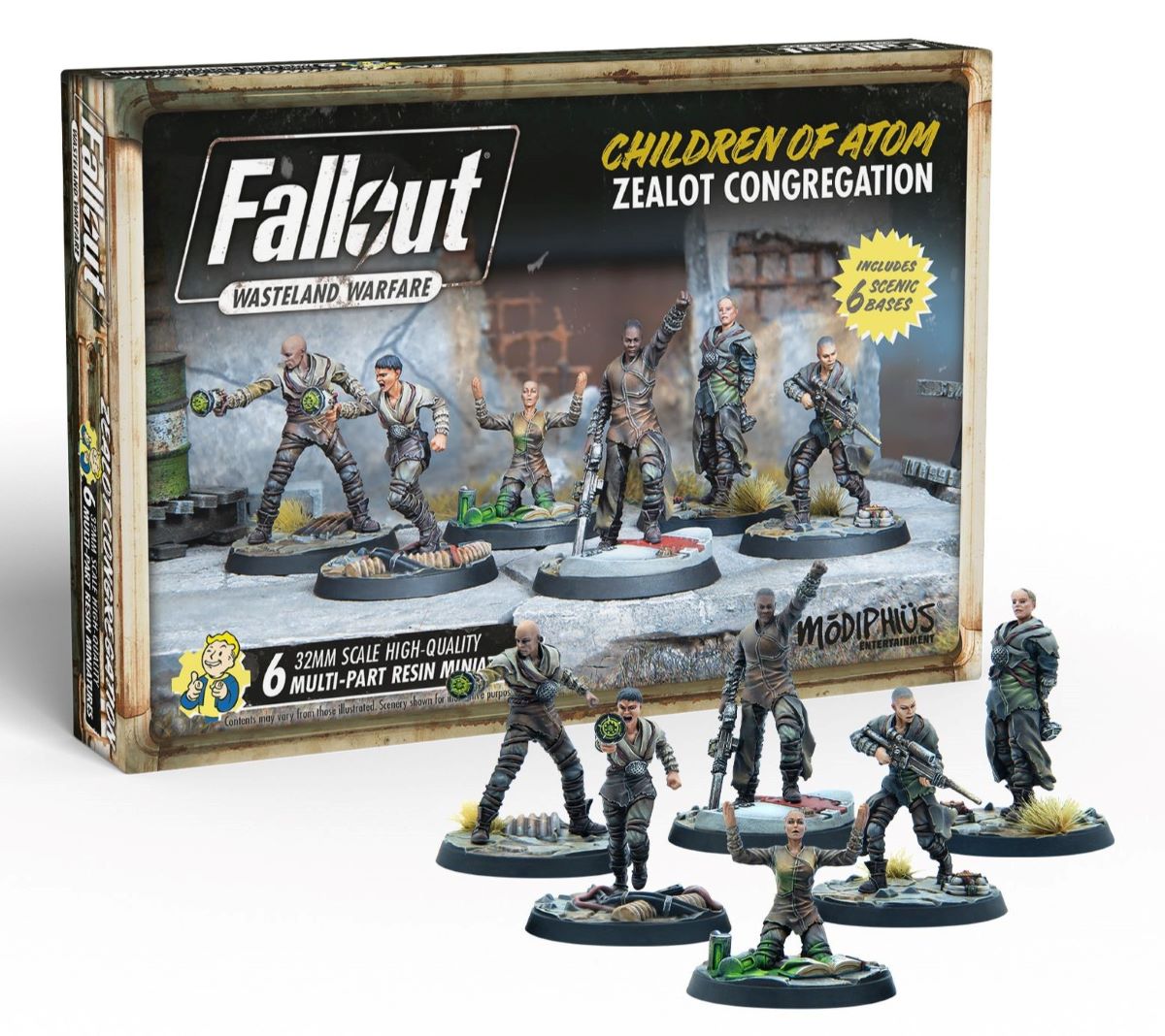 Fallout Wasteland Warfare: Children Of Atom - Zealot Congregation