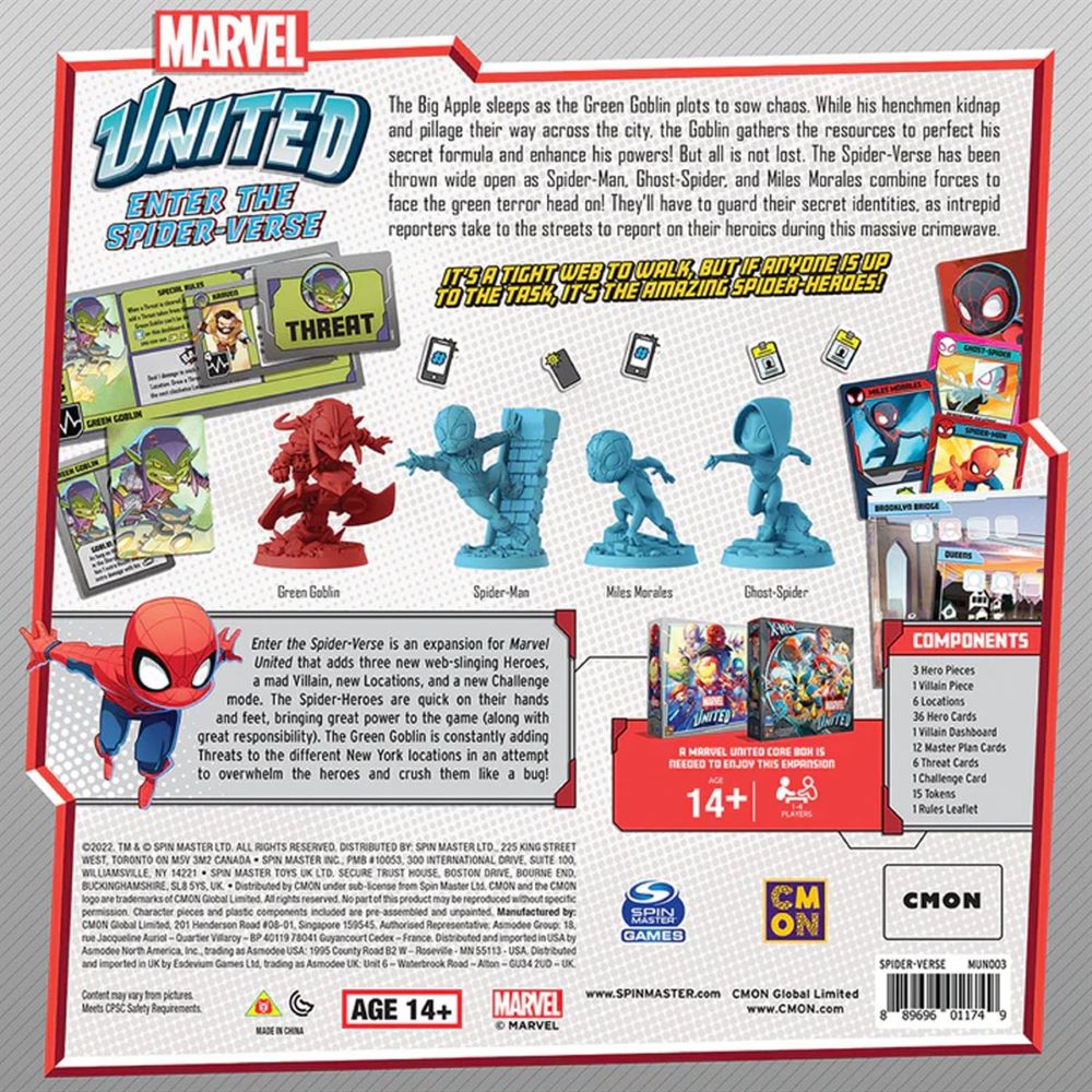 Marvel United: Enter The Spider-Verse Expansion