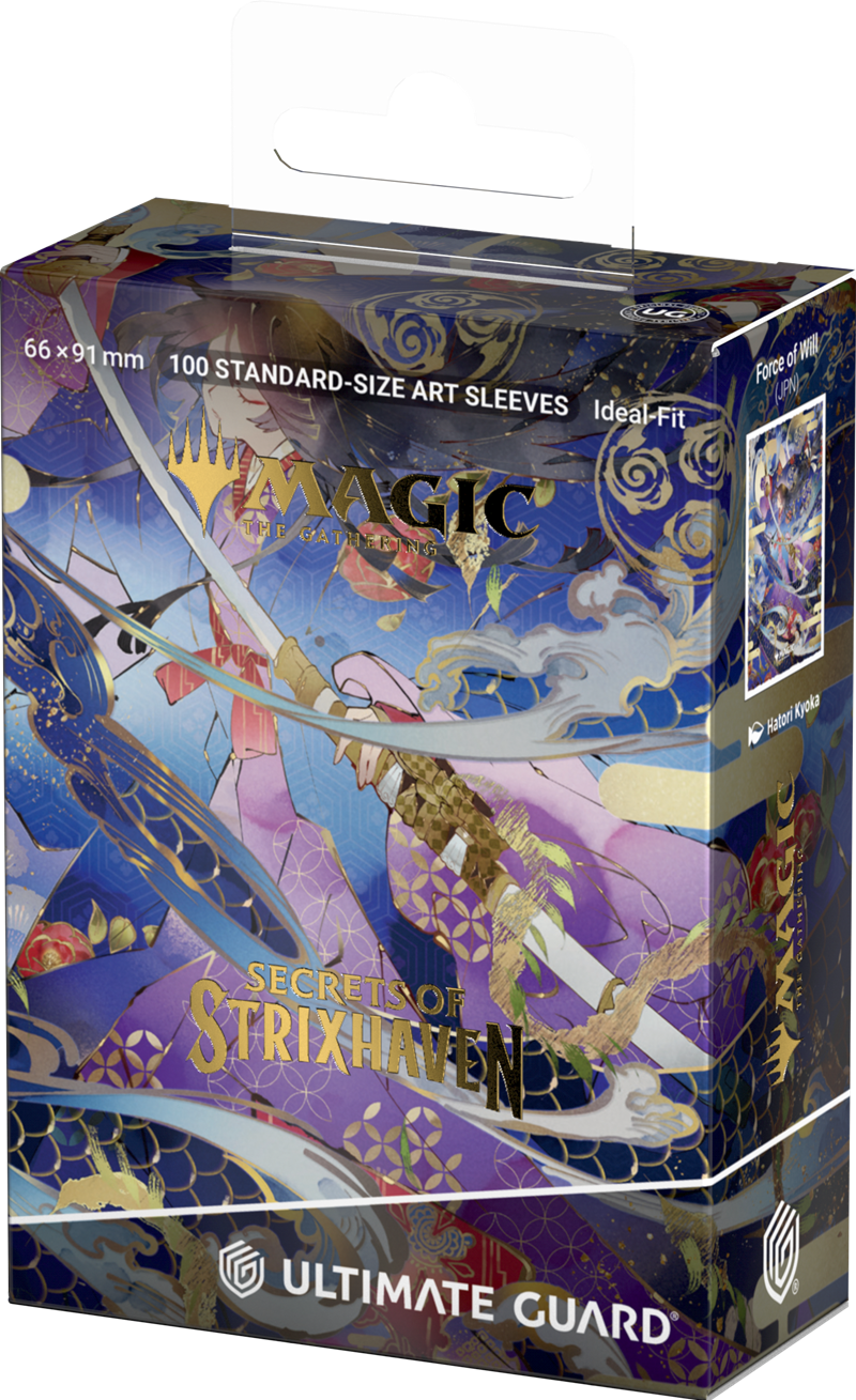 Ultimate Guard MTG Secrets Of Strixhaven: Sleeves – Blue Mythic 1