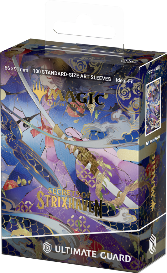 Ultimate Guard MTG Secrets Of Strixhaven: Sleeves – Blue Mythic 1