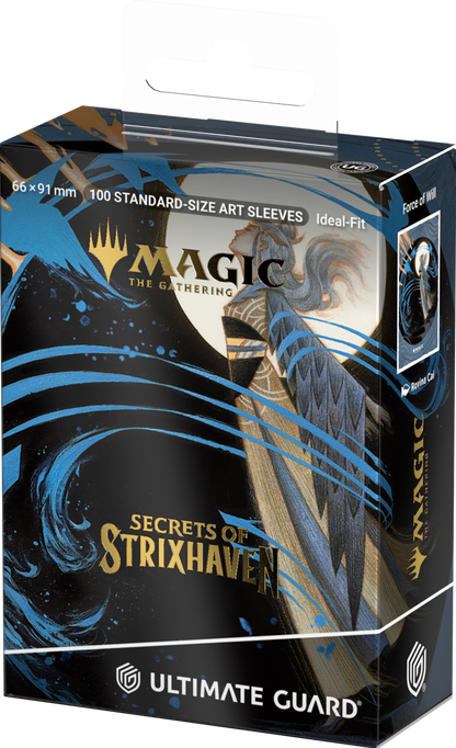 Ultimate Guard MTG Secrets Of Strixhaven: Sleeves – Blue Mythic 3