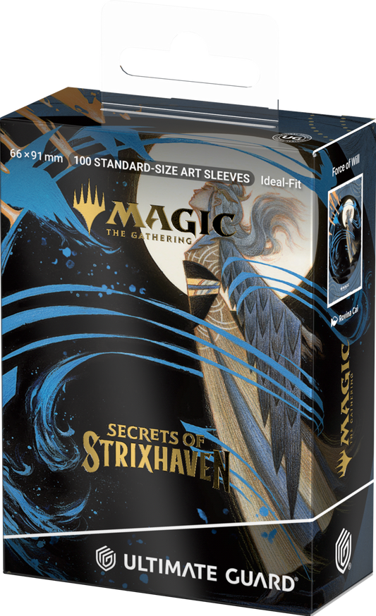 Ultimate Guard MTG Secrets Of Strixhaven: Sleeves – Blue Mythic 3
