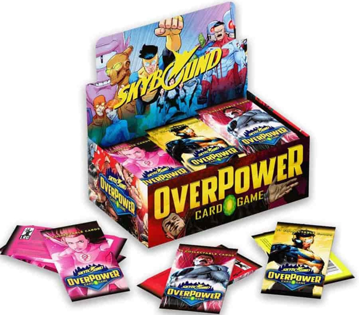 Overpower: Skybound Invincible And Walking Dead Booster Box
