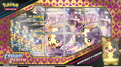 Pokémon: Crown Zenith Premium Treasures Collection - Morpeko V-Union