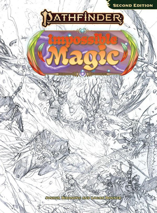 Pathfinder 2E: Remaster Impossible Magic Sketch Cover