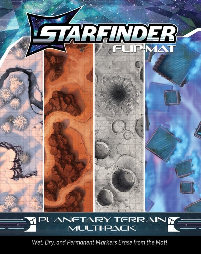 Starfinder RPG: Flip-Mat - Planetary Terrain Multi-Pack