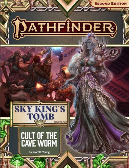 Pathfinder 2E: Sky King’s Tomb 2 Of 3 - Cult Of The Cave Worm