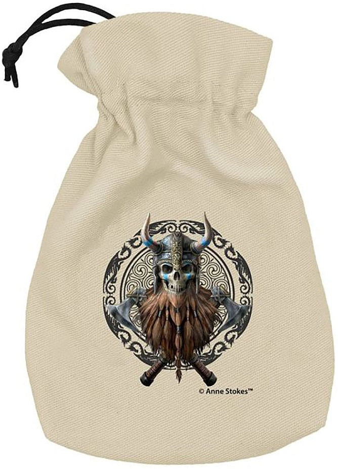 Anne Stokes Dice Pouch: Viking Skull