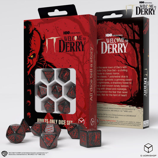 IT Welcome To Derry Dice Set: Adults Only