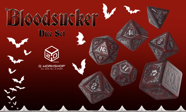 Bloodsucker Dice Set: Scarlet