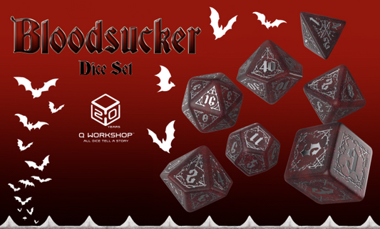 Bloodsucker Dice Set: Scarlet