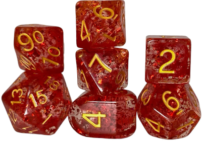 Role 4 Initiative: 7 Piece Dice Set - Alchemist's Stone