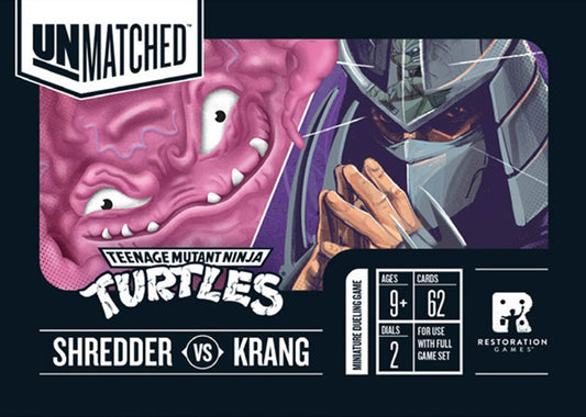 Unmatched: Teenage Mutant Ninja Turtles - Shredder Krang Hero Deck Expansion