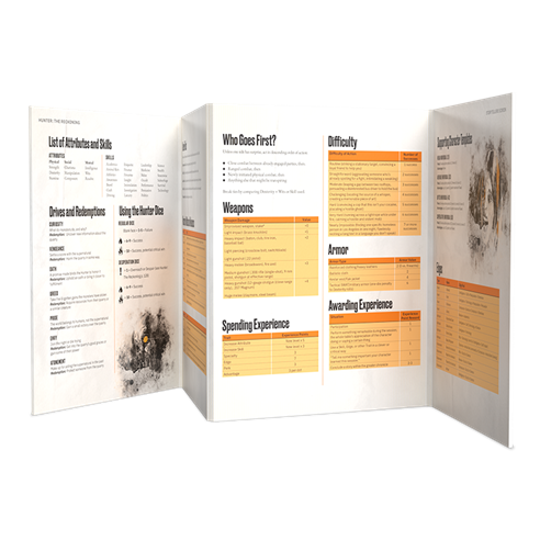 Hunter: The Reckoning 5E RPG - Storytellers Screen And Toolkit
