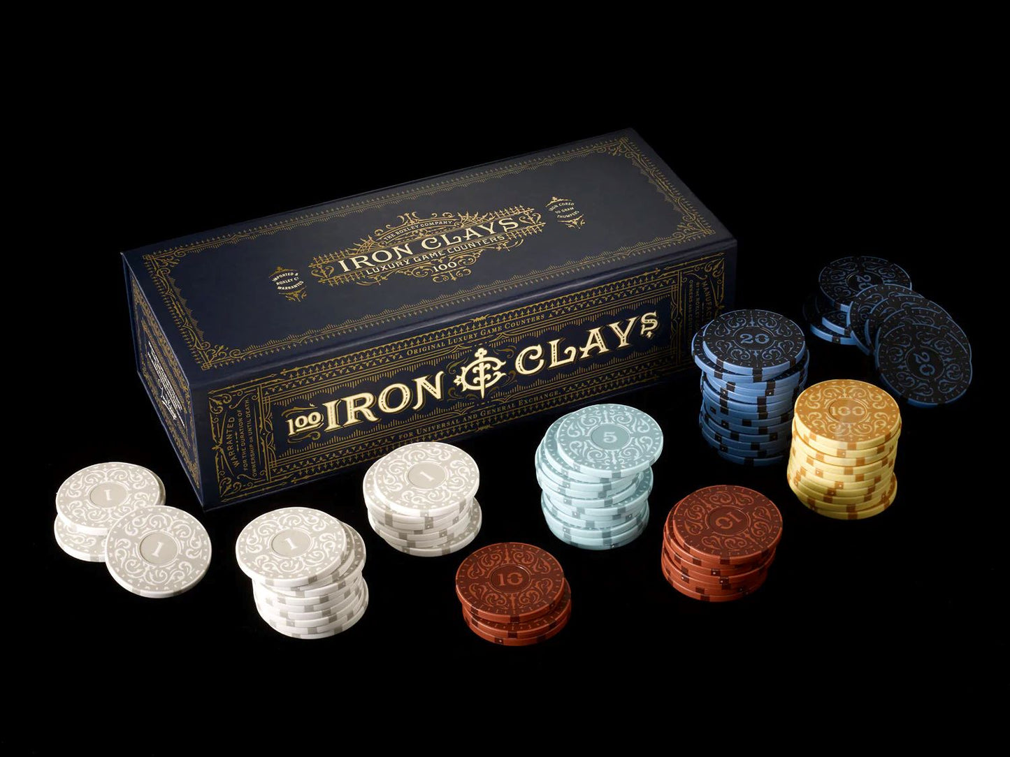 Iron Clay: Set Of 100 Chips