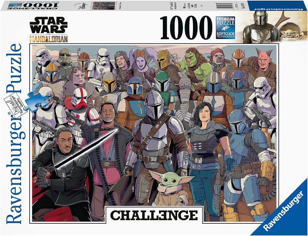 Star Wars: Jigsaw Puzzle 1000 Piece - The Mandalorian Challenge