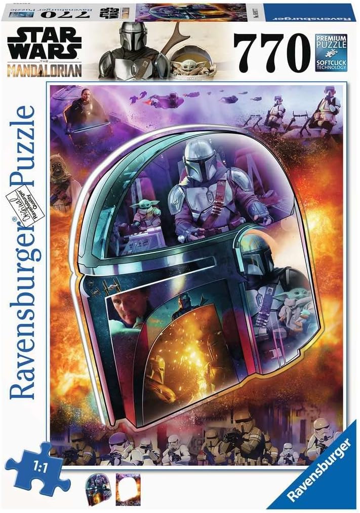 Star Wars: Jigsaw Puzzle 770 Piece - The Mandalorian Helmet