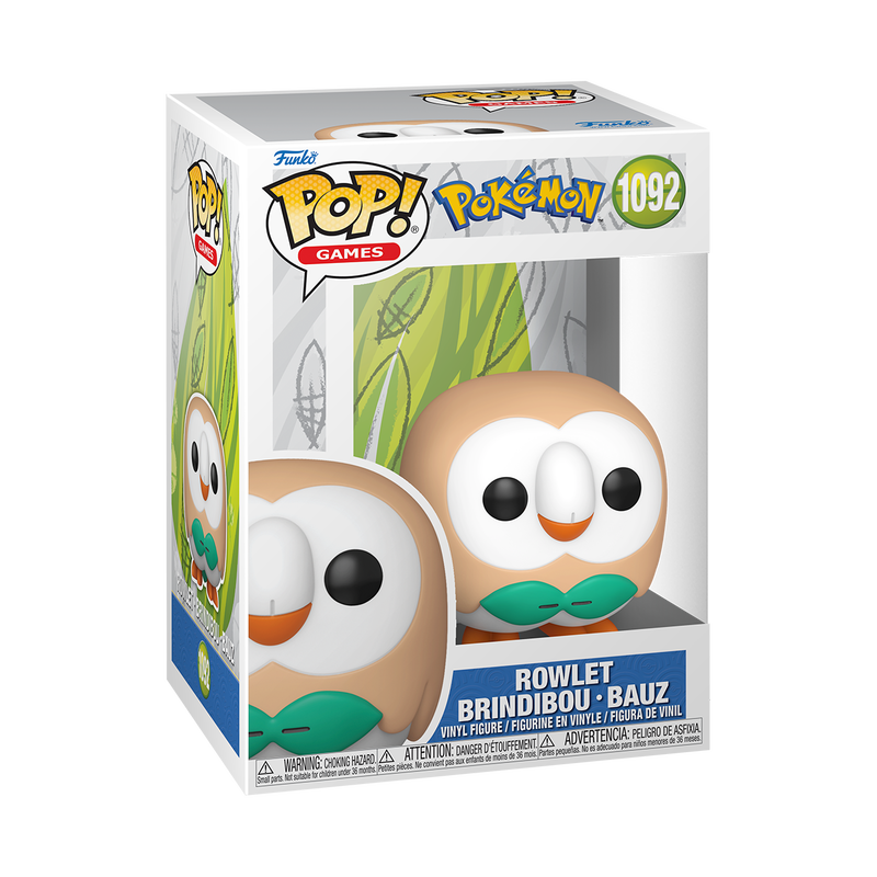 Pop Games: Pokemon Rowlet Figure