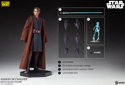 Sideshow: Star Wars The Clone Wars 1:6 Scale Figure - Anakin Skywalker