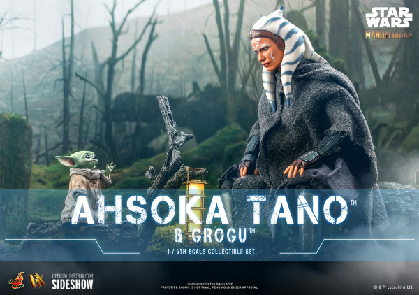 Hot Toys: Star Wars The Mandalorian™ 1:6 Scale Figure - Ahsoka Tano™ And Grogu™