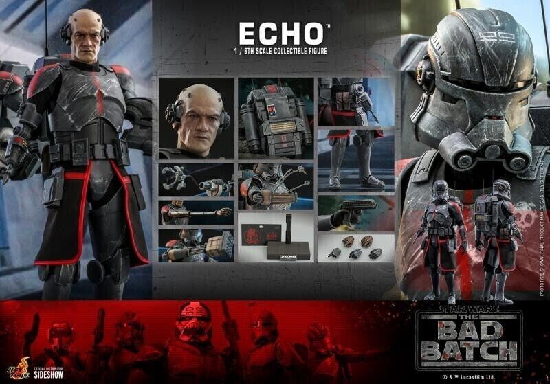 Hot Toys: Star Wars Bad Batch 1:6 Scale Figure - Echo