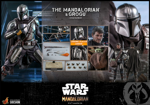 Hot Toys: Star Wars The Mandalorian™ 1:6 Scale Figure - The Mandalorian™ and Grogu™