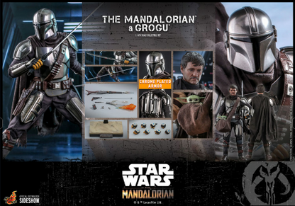 Hot Toys: Star Wars The Mandalorian™ 1:6 Scale Figure - The Mandalorian™ and Grogu™