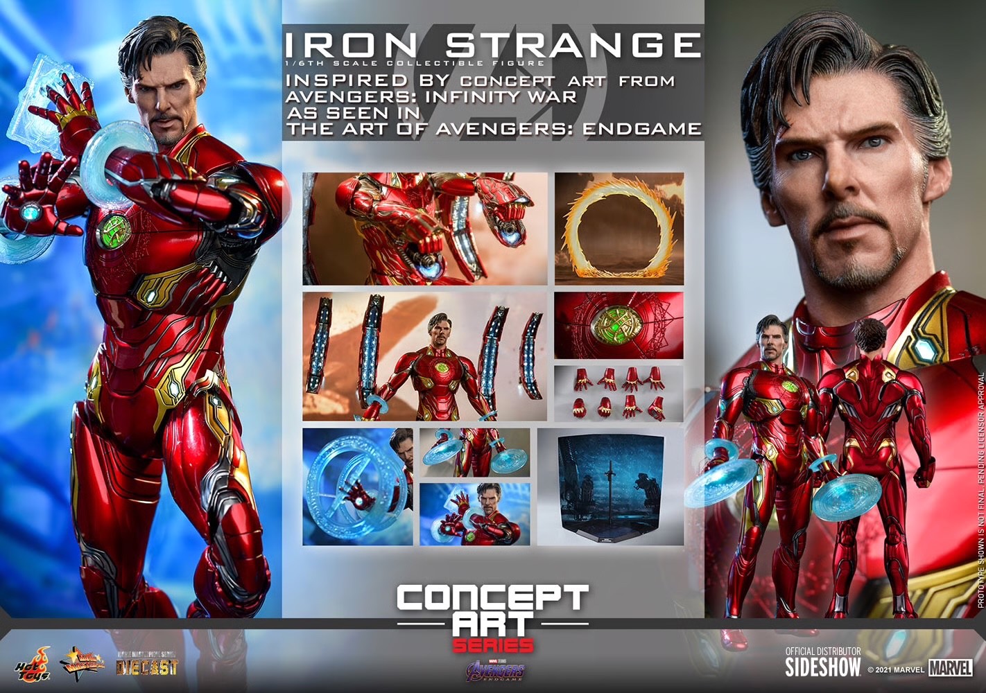 Hot Toys: Avengers Endgame 1:6 Scale Figure - Iron Strange