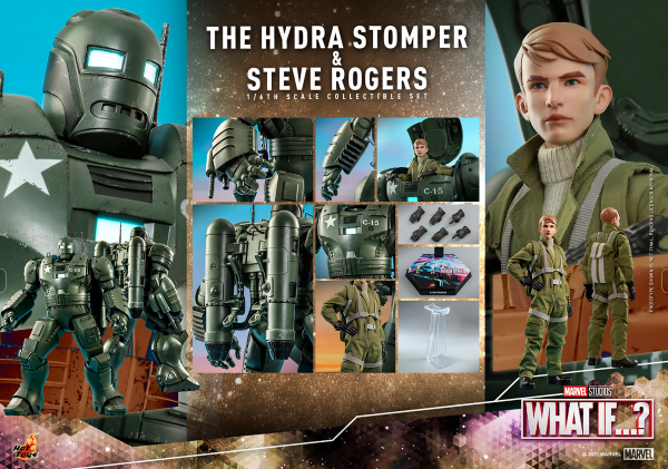 Hot Toys: Marvel What If? 1:6 Scale Figure - Steve Rogers And The Hydra Stomper
