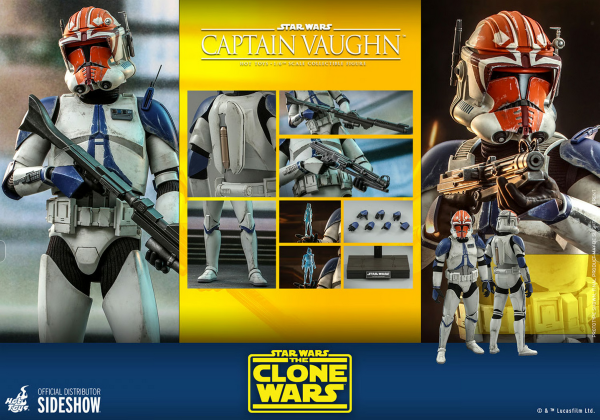 Hot Toys: Star Wars The Clone Wars™ 1:6 Scale Figure - Captain Vaughn