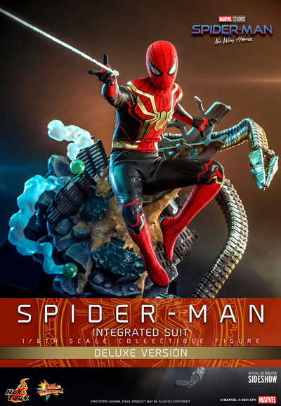 Hot Toys: Spider-Man No Way Home  1:6 Scale Figure - Spider-Man (Integrated Suit) Deluxe Version