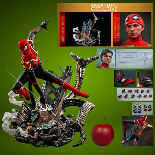 Hot Toys: Spider-Man No Way Home  1:6 Scale Figure - Spider-Man (Integrated Suit) Deluxe Version