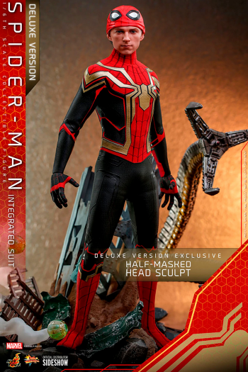 Hot Toys: Spider-Man No Way Home  1:6 Scale Figure - Spider-Man (Integrated Suit) Deluxe Version